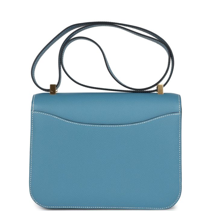 Handmade Bag HC 1-24 Blue Jean Epsom Gold Hardware - 图片 4