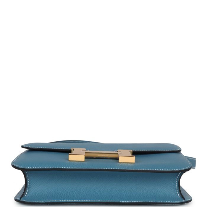 Handmade Bag HC 1-24 Blue Jean Epsom Gold Hardware - 图片 5
