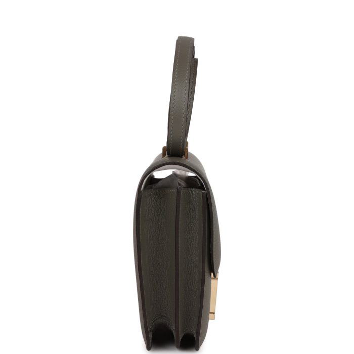 Handmade Bag HC 18 Gris Meyer Verso Evercolor Permabrass Hardware - 图片 3