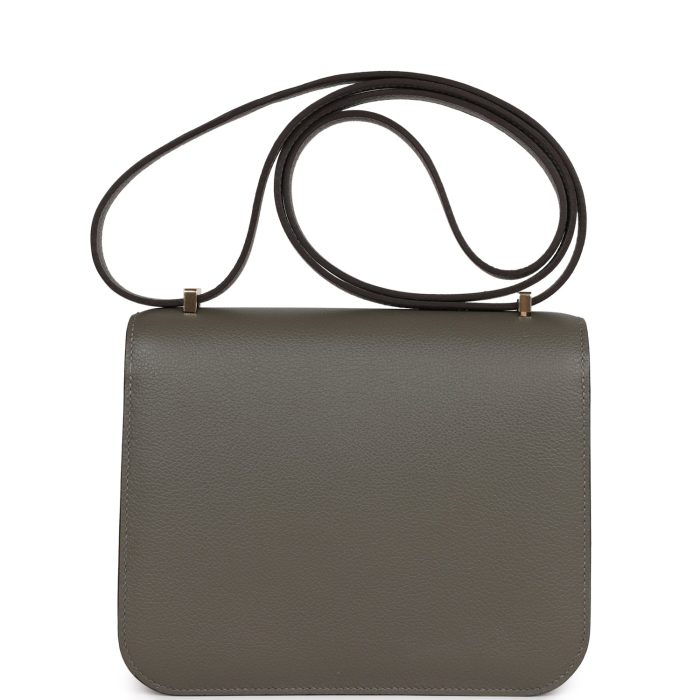Handmade Bag HC 18 Gris Meyer Verso Evercolor Permabrass Hardware - 图片 4