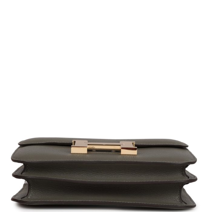Handmade Bag HC 18 Gris Meyer Verso Evercolor Permabrass Hardware - 图片 5