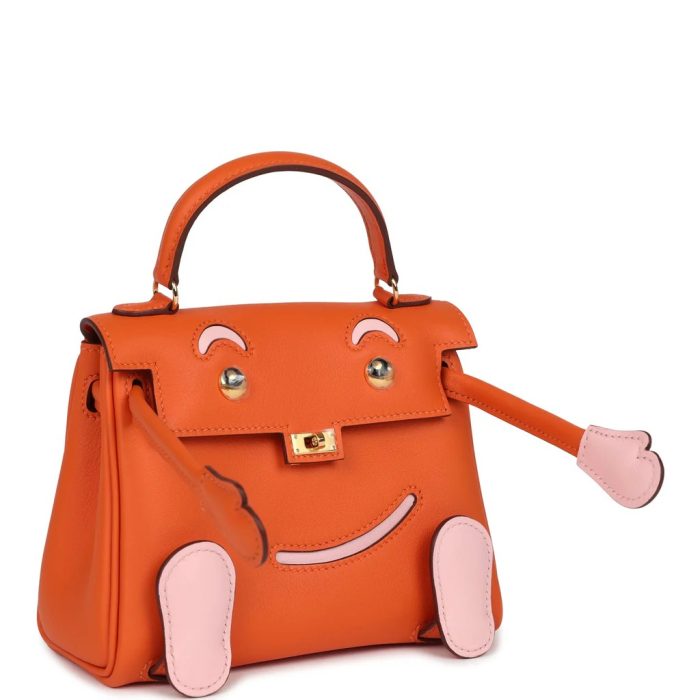 Handmade HKD Orange and Rose Sakura Swift Gold Hardware - 图片 2