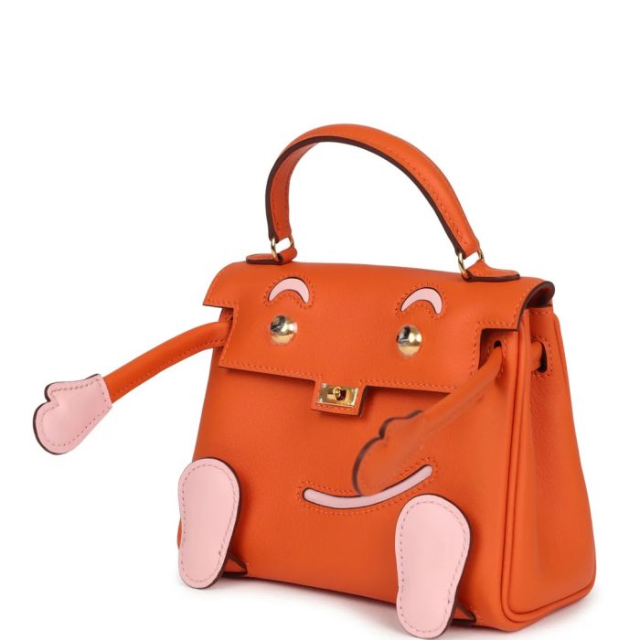 Handmade HKD Orange and Rose Sakura Swift Gold Hardware - 图片 3