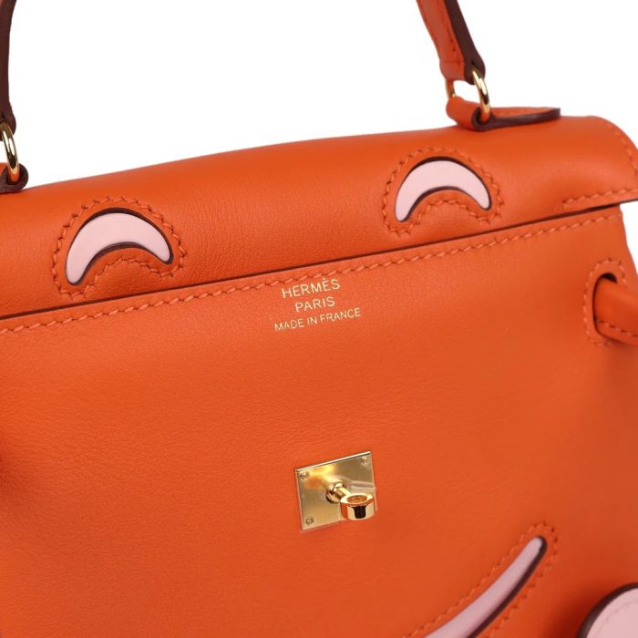 Handmade HKD Orange and Rose Sakura Swift Gold Hardware - 图片 7