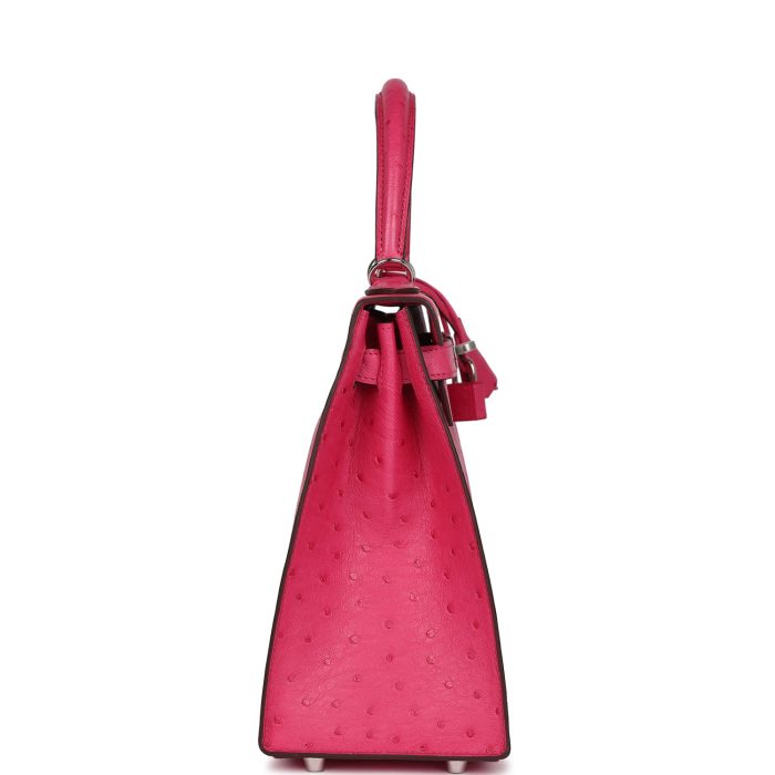 Handmade HKS 28 Rose Tyrien Ostrich Palladium Hardware - 图片 4