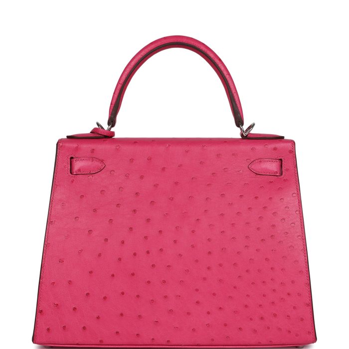 Handmade HKS 28 Rose Tyrien Ostrich Palladium Hardware - 图片 5