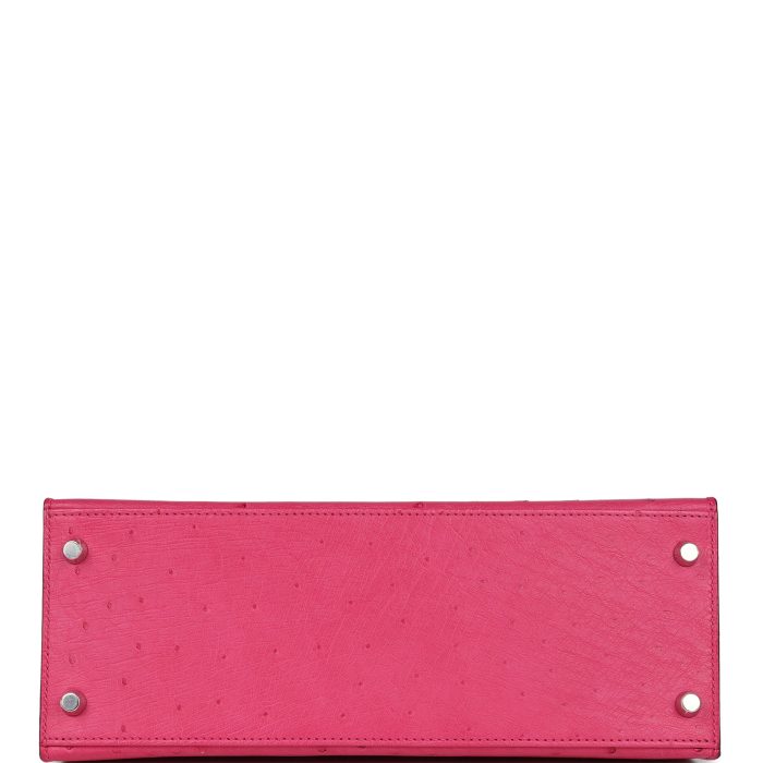 Handmade HKS 28 Rose Tyrien Ostrich Palladium Hardware - 图片 6