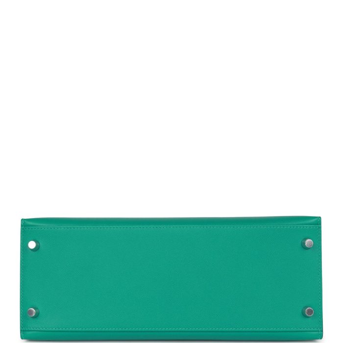 Handmade HKS 28 Vert Verone Madame and Shiny Niloticus Crocodile Touch Palladium - 图片 5