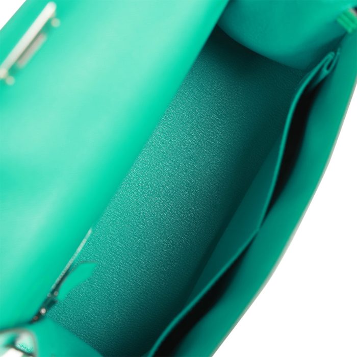Handmade HKS 28 Vert Verone Madame and Shiny Niloticus Crocodile Touch Palladium - 图片 7