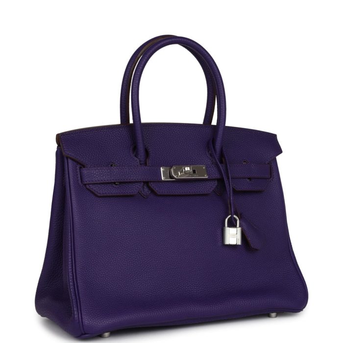 Handmade Bag HB 30 Iris Clemence Palladium Hardware - 图片 2