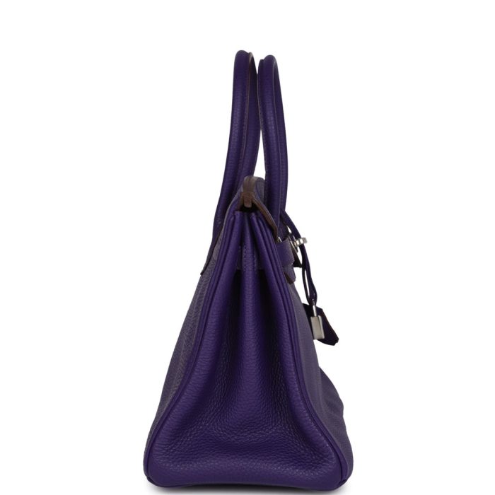 Handmade Bag HB 30 Iris Clemence Palladium Hardware - 图片 3