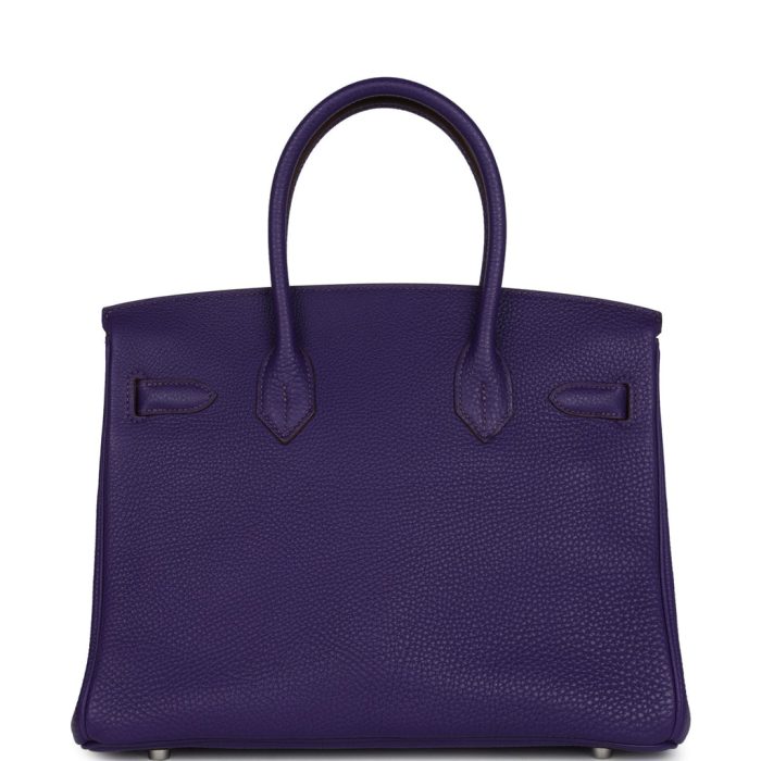 Handmade Bag HB 30 Iris Clemence Palladium Hardware - 图片 4