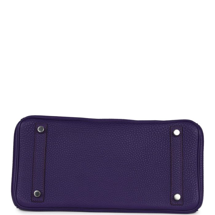 Handmade Bag HB 30 Iris Clemence Palladium Hardware - 图片 5