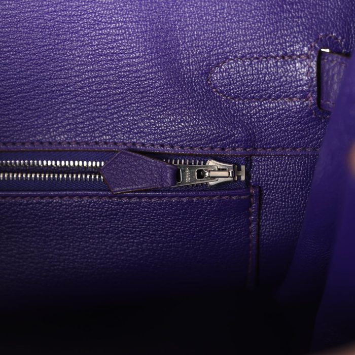 Handmade Bag HB 30 Iris Clemence Palladium Hardware - 图片 8