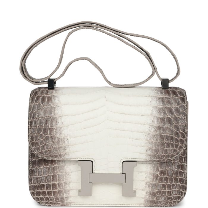 Handmade Bag HC 1-24 Himalaya Matte Niloticus Crocodile Palladium Hardware