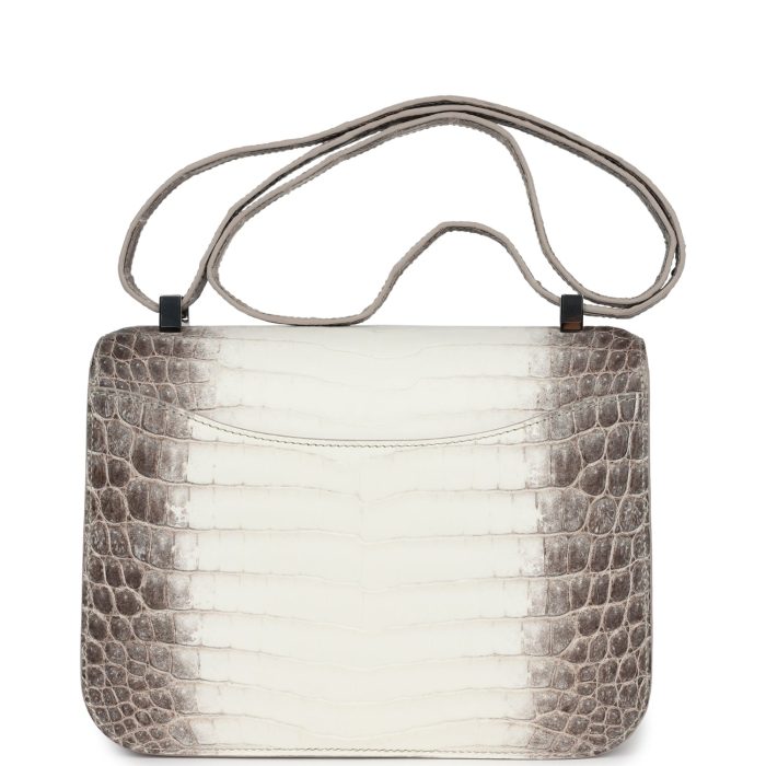 Handmade Bag HC 1-24 Himalaya Matte Niloticus Crocodile Palladium Hardware - 图片 4