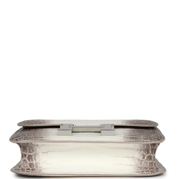 Handmade Bag HC 1-24 Himalaya Matte Niloticus Crocodile Palladium Hardware - 图片 5