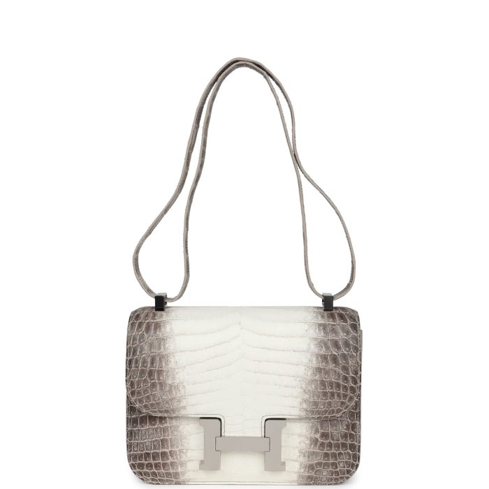 Handmade Bag HC 1-24 Himalaya Matte Niloticus Crocodile Palladium Hardware - 图片 6