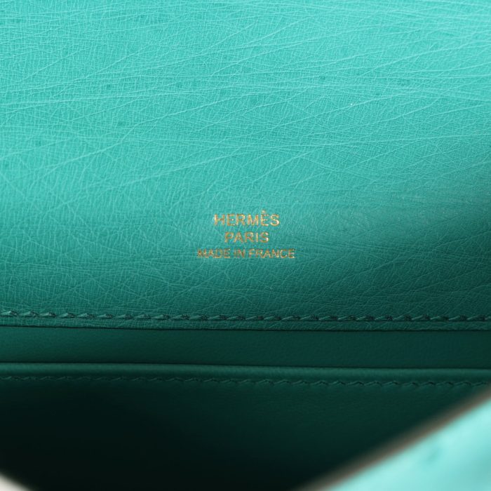 Handmade HKP Vert Verone Ostrich Gold Hardware - 图片 7