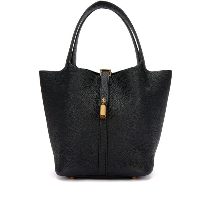 Handmade HPL 22 Black Clemence Gold Hardware