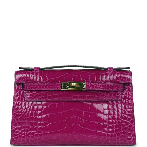 Handmade HKP Rose Scheherazade Shiny Alligator Gold Hardware