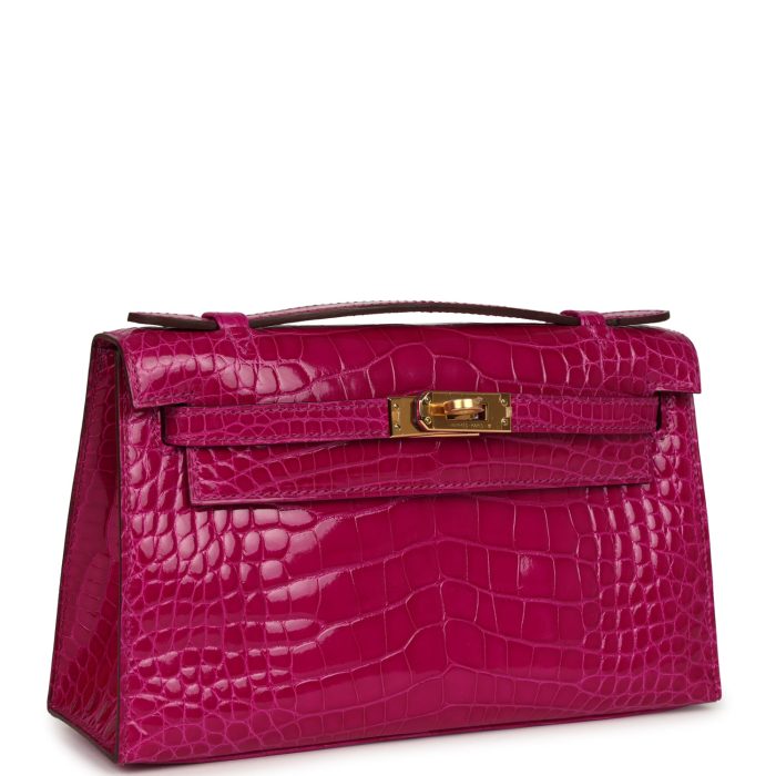 Handmade HKP Rose Scheherazade Shiny Alligator Gold Hardware - 图片 2
