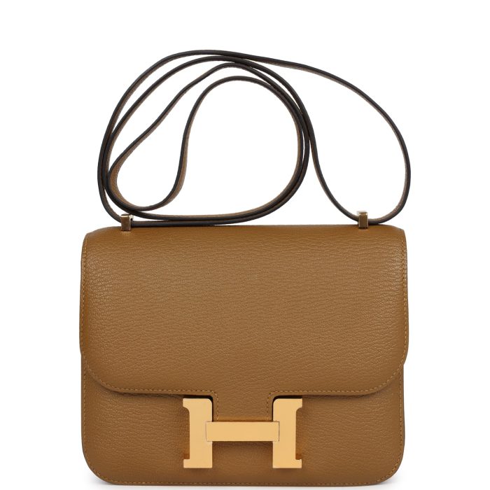 Handmade Bag HC 18 Kraft Chevre Gold Hardware