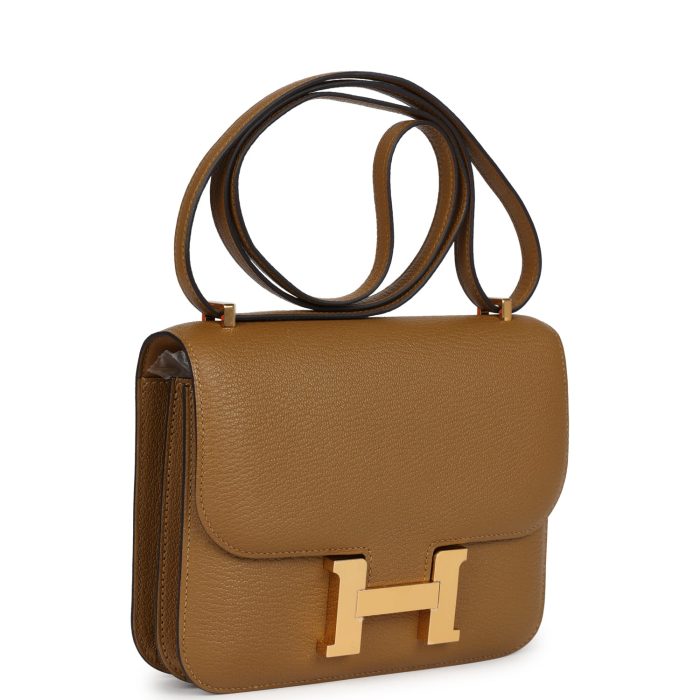 Handmade Bag HC 18 Kraft Chevre Gold Hardware - 图片 2