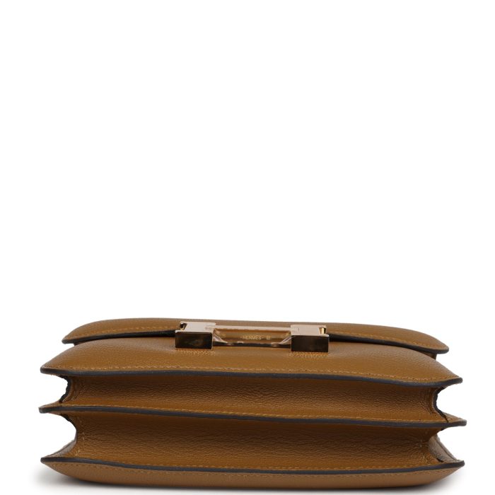 Handmade Bag HC 18 Kraft Chevre Gold Hardware - 图片 5