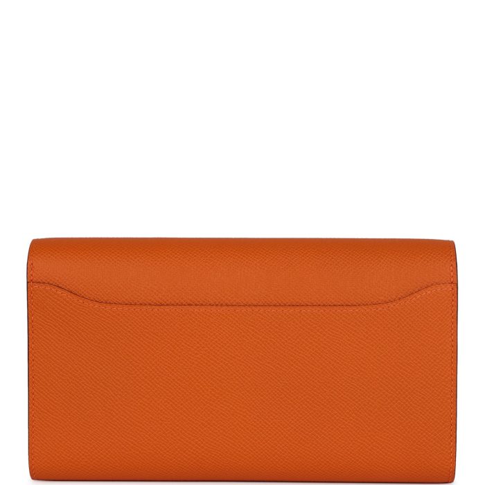 Handmade Bag HC Wallet To Go Orange Epsom Gold Hardware - 图片 4