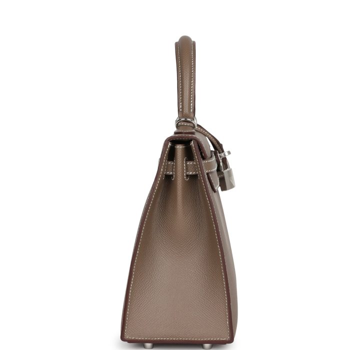 Handmade HKS 25 Etoupe Epsom Palladium Hardware - 图片 4