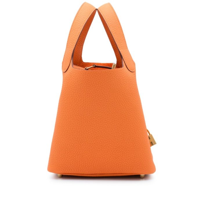 Handmade HPL 18 Orange Clemence Gold Hardware - 图片 2