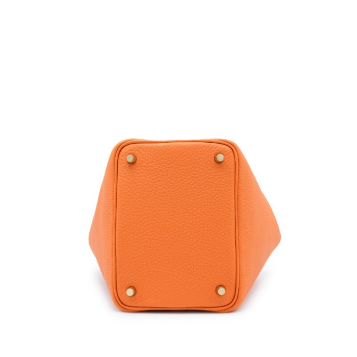Handmade HPL 18 Orange Clemence Gold Hardware - 图片 5