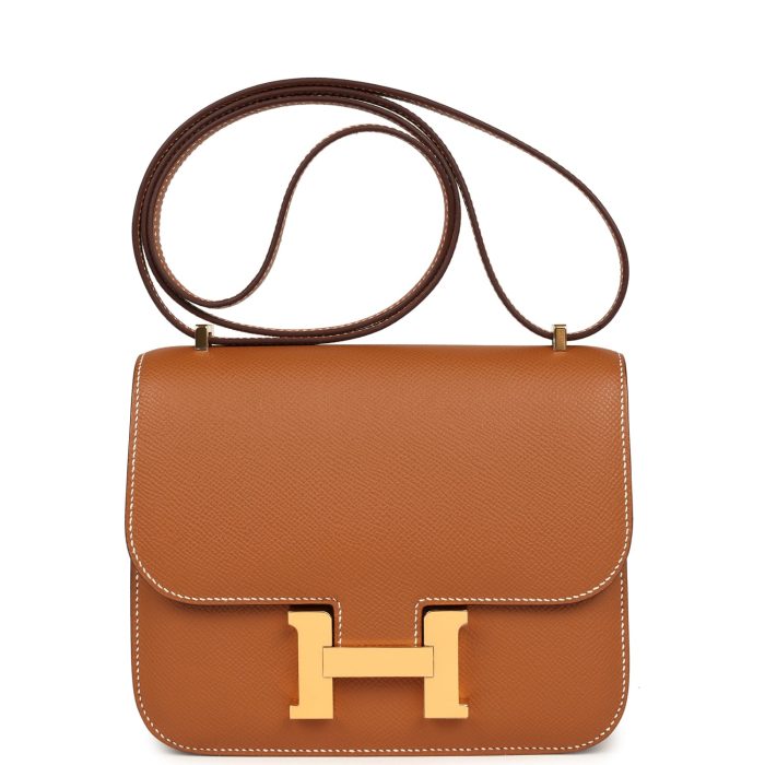 Handmade Bag HC 18 Gold Epsom Gold Hardware