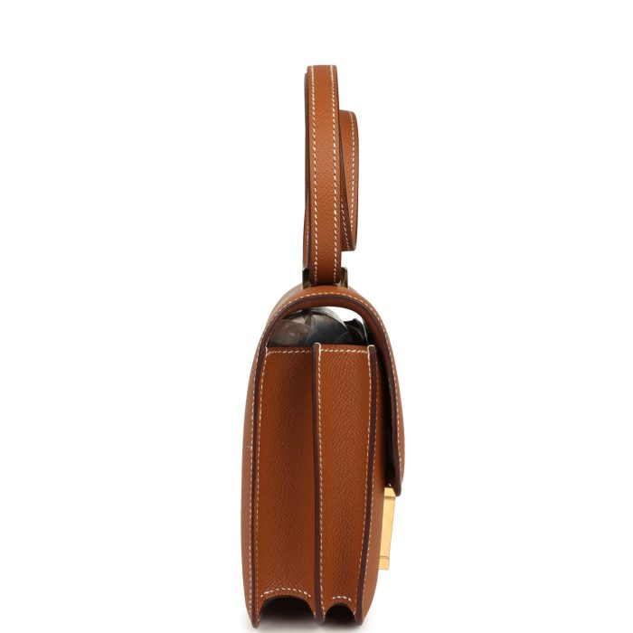 Handmade Bag HC 18 Gold Epsom Gold Hardware - 图片 3