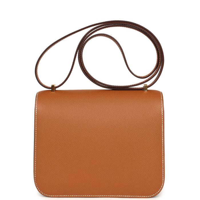Handmade Bag HC 18 Gold Epsom Gold Hardware - 图片 4