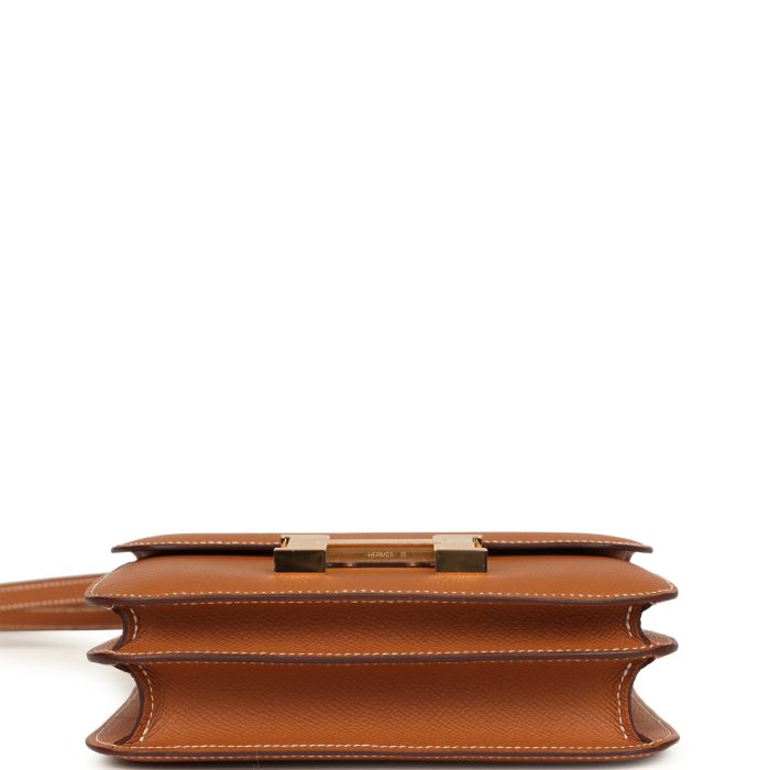 Handmade Bag HC 18 Gold Epsom Gold Hardware - 图片 5