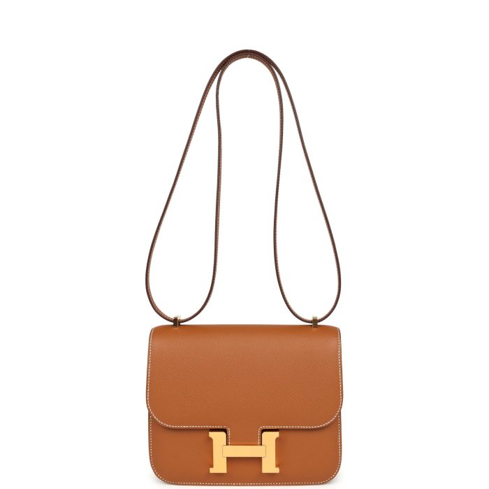 Handmade Bag HC 18 Gold Epsom Gold Hardware - 图片 6