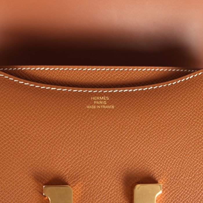 Handmade Bag HC 18 Gold Epsom Gold Hardware - 图片 7