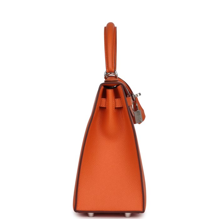 Handmade HKS 25 Orange Epsom Palladium Hardware - 图片 3