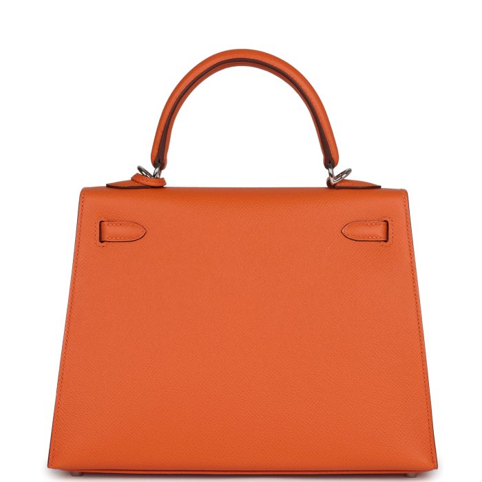 Handmade HKS 25 Orange Epsom Palladium Hardware - 图片 4