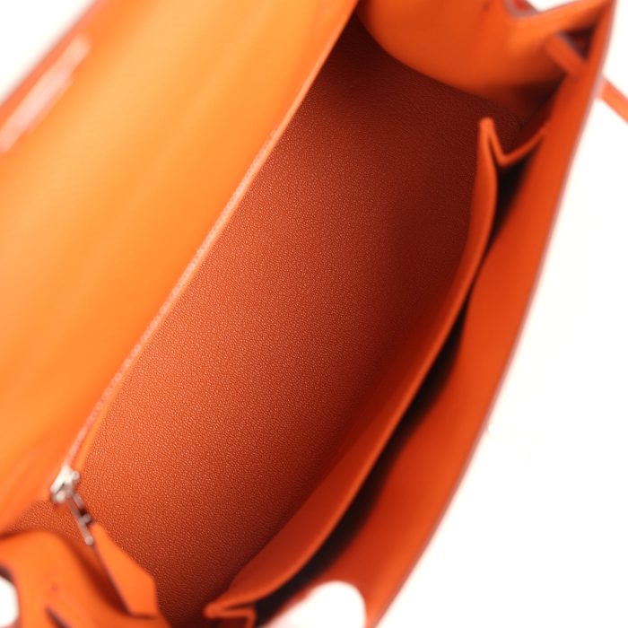Handmade HKS 25 Orange Epsom Palladium Hardware - 图片 7