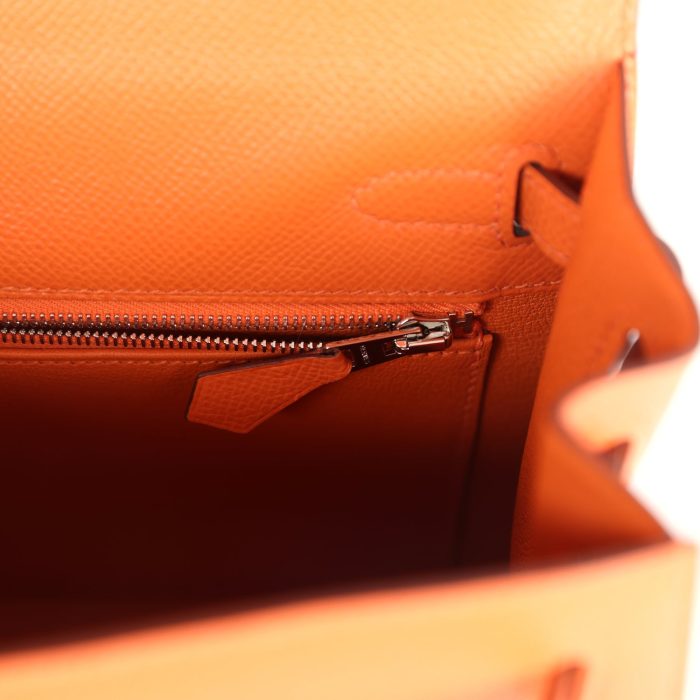 Handmade HKS 25 Orange Epsom Palladium Hardware - 图片 8