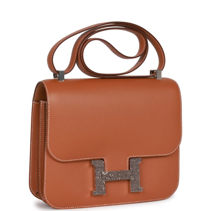 Handmade Bag HC 24 Gold Madame and Lizard Palladium Hardware - 图片 2