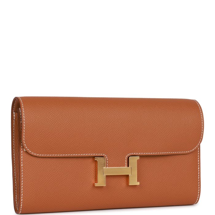 Handmade Bag HC Wallet To Go Gold Epsom Gold Hardware