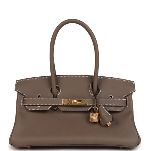 Handmade Bag HSB Light 29 Etoupe Evercolor Gold Hardware