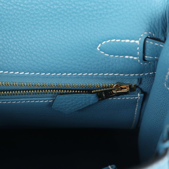 Handmade HKR 25 Blue Jean Togo Gold Hardware：圖片 9