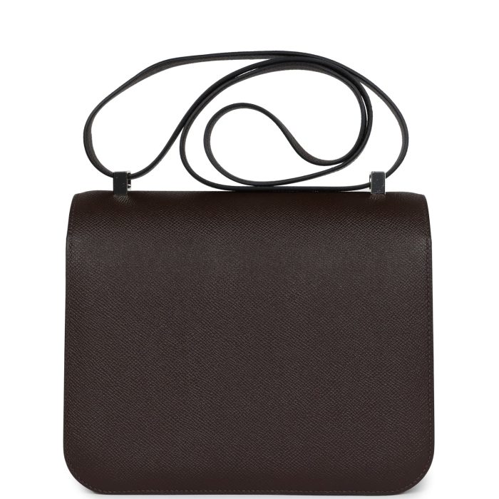 Handmade Bag HC 24 Chocolat Epsom Palladium Hardware - 图片 4