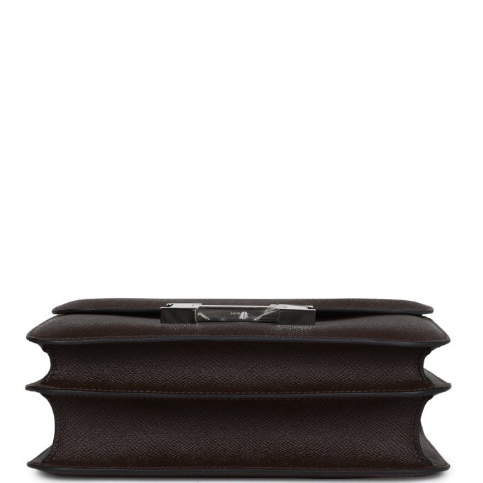 Handmade Bag HC 24 Chocolat Epsom Palladium Hardware - 图片 5