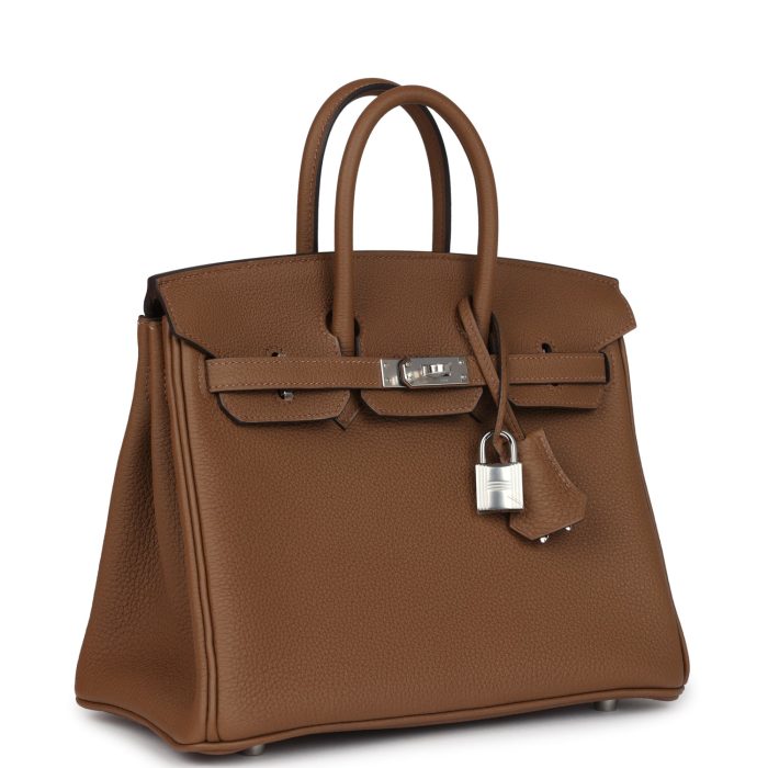 Handmade Bag HB 25 Alezan Togo Palladium Hardware - 图片 2